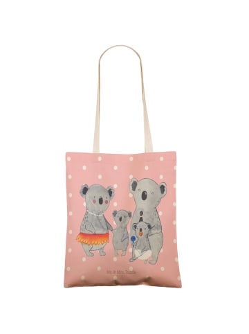 Mr. & Mrs. Panda Tasche Koala Familie ohne Spruch in Rot Pastell