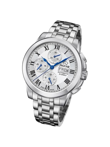 Jaguar Chronograph-Armbanduhr Jaguar Le Chronographe silber groß (ca. 45mm)