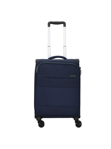 D&N Travel Line 9004 4-Rollen Kabinentrolley 55 cm in blau