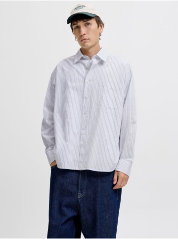Jack & Jones Gestreiftes Hemd in Bright White