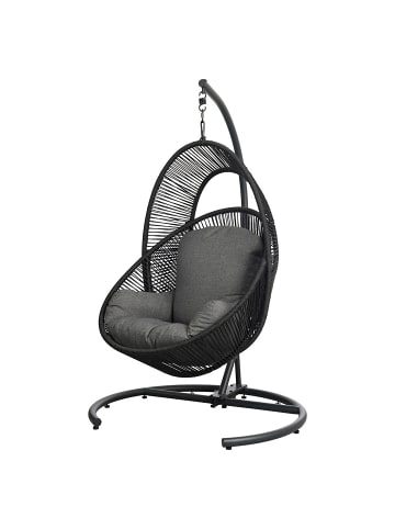 ebuy24 Hängesessel Tim Schwarz 118 x 120 cm