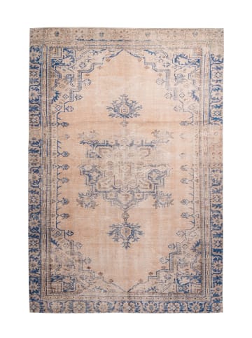 Arte Espina Wohnzimmer Teppich – Kurzflorteppich Vintage 8406 in blau - rechteckig