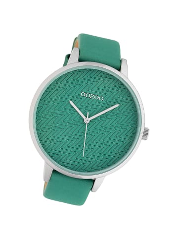 Oozoo Analog-Armbanduhr Oozoo Timepieces grün extra groß (ca. 48mm)