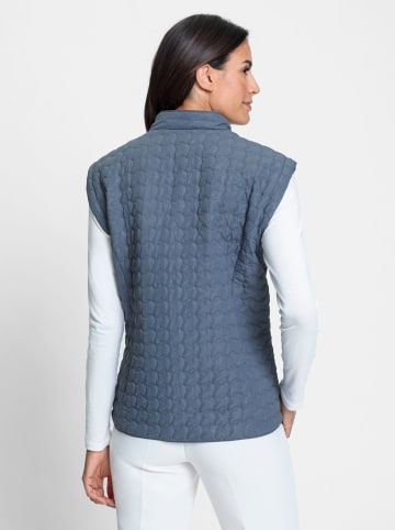 WITT WEIDEN Steppjacke in rauchblau-bedruckt