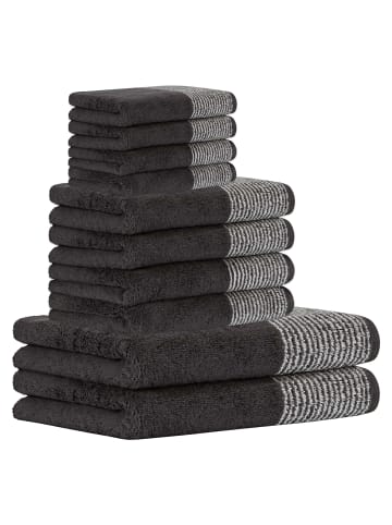 Cawö Handtuch 10er Pack in Basalt