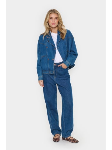 SAINT TROPEZ Jeans JoannSZ Lockere Passform in Medium Blue Denim