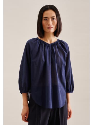 Seidensticker Shirtbluse Regular in Dunkelblau