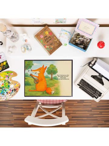 Mr. & Mrs. Panda tischpad Fuchs Gitarre Design mit Spruch in Weiß