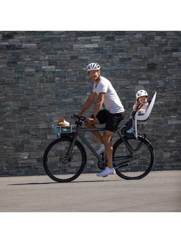 Hamax Hamax Caress Fahrradkindersitz mit Rahmenbefestigung- Farbe: Grey / Red