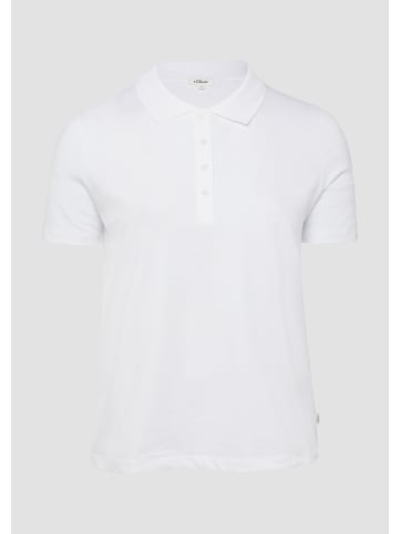 s.Oliver Polo-Shirt in 0100_weiß