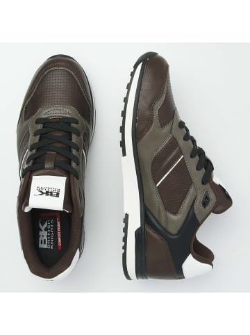 British Knights Sneaker Classor in dunkelbraun/taupe/schwarz/weiss