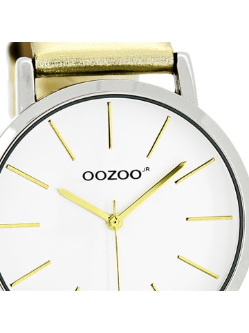 Oozoo Analog-Armbanduhr Oozoo JR gold groß (ca. 40mm)
