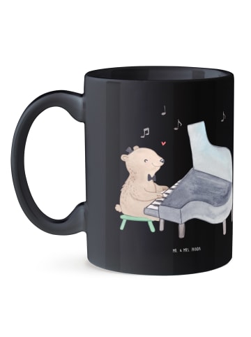 Mr. & Mrs. Panda Kaffeebecher Klavier Magie mit Spruch in Schwarz