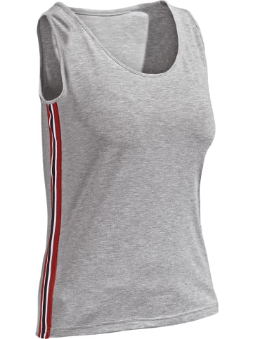 Erwin Müller Single-Jersey Top in grau meliert