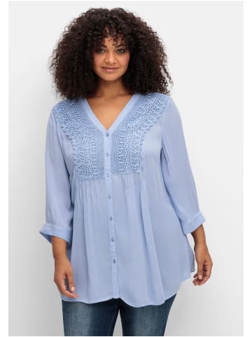 sheego by Joe Browns Bluse in himmelblau