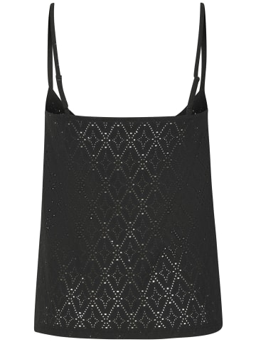 LASCANA Spaghettitop in creme, schwarz
