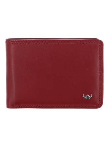 Golden Head Polo Geldbörse RFID Schutz Leder 22 cm rot