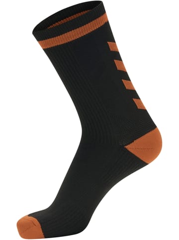 Hummel Hummel Low Socks Elite Indoor Multisport Erwachsene Schnelltrocknend in BLACK/ORANGE TIGER