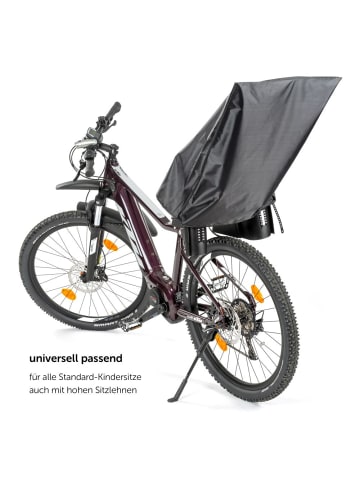 Zamboo Regenschutz für Kinder-Fahrradsitze - Sc in schwarz