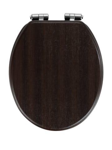 Wenko WC-Sitz Wenge, WC-Sitz Mod. Wenge in Braun - Dunkelbraun