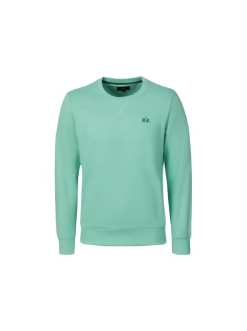 La Martina Sweatshirt MCF005 in tuerkis