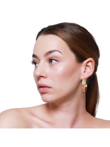 Steel_Art Creolen Damen Berrit goldfarben in goldfarben