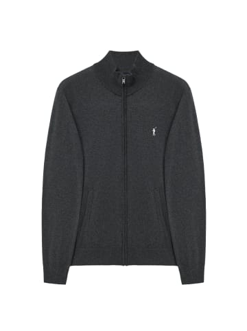 Polo Club Cardigan in Dunkelgrau