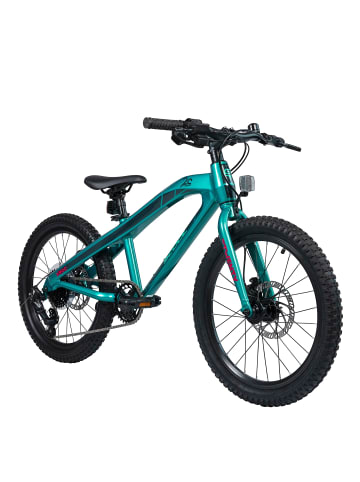 S'COOL Kinderfahrrad - Xroc TWENTY 20 Zoll 8-Gang | ab 6 Jahre - Dark Green/Mint
