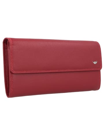 Golden Head Polo Geldbörse RFID Leder 19,5 cm rot