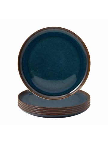6er Set Frühstücksteller Crafted in Denim ø 21 cm