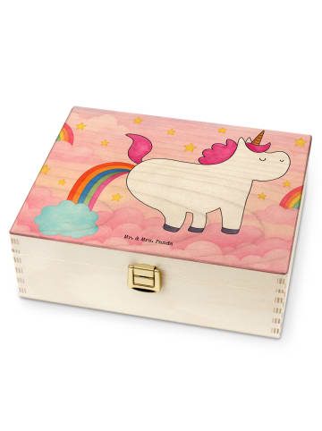 Mr. & Mrs. Panda Teebehälter Einhorn Pupsen Design ohne Spruch in Weiß