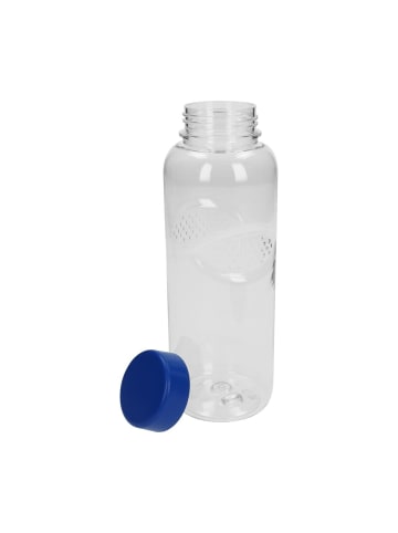elasto Trinkflasche Carve "Refresh" in transparent/schwarz - 700 ml