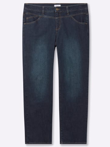 sheego Jeans in dark blue used