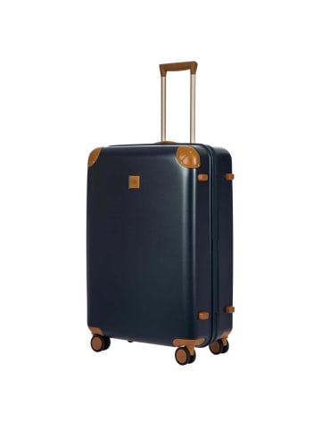 BRIC`s Amalfi - 4-Rollen-Trolley L 76 cm (cream) in blau