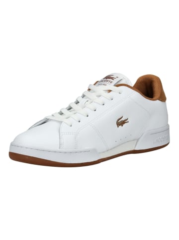 Lacoste Sneaker in Weiß/Braun