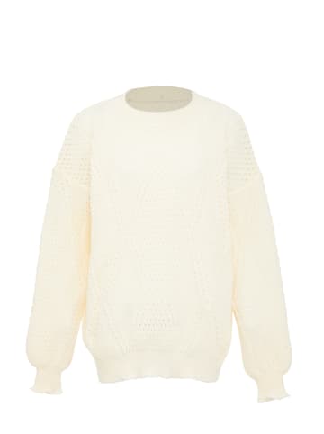 Blonda Sweater in WOLLWEISS