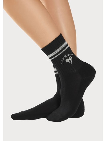 LASCANA ACTIVE Tennissocken in schwarz