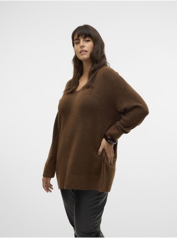 Vero Moda Strickpullover in Pinecone