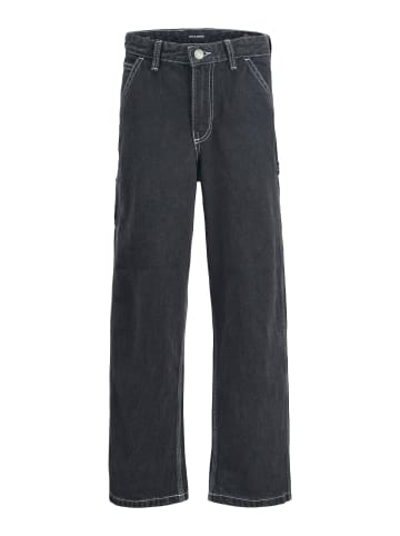 JACK & JONES Junior Baggy Jeans JJIALEX JJCARPENTER AKM 143 JNR in black denim