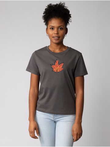 wat? Apparel T-Shirt Herbst in Grau