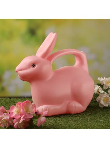 HOLLYHOPPER Kinder Gießkanne Hase Rosi 1,5 Liter H. 21cm in rosa