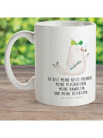 Mr. & Mrs. Panda Kinderpott Robbe Sherlock mit Spruch in Weiß