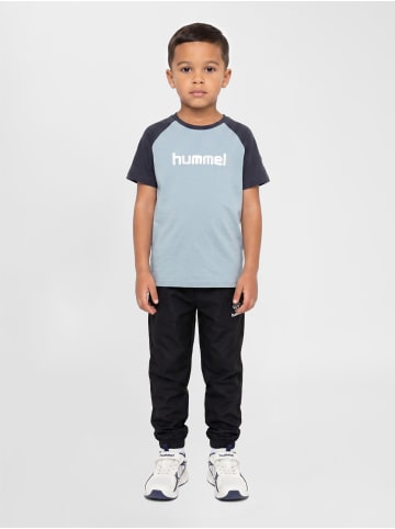 Hummel T-Shirt Hmljr Logo Kinder in DUSTY BLUE