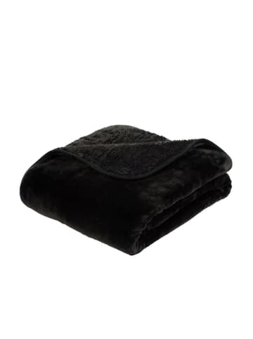 Gözze Wohndecke Cashmere-Feeling 220x240 in schwarz