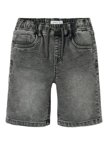 name it Long Shorts in medium grey denim