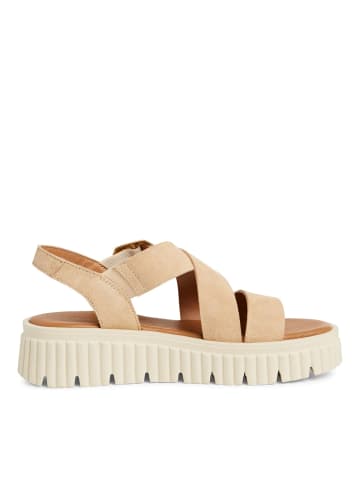 Tamaris Plateau Sandaletten in Beige