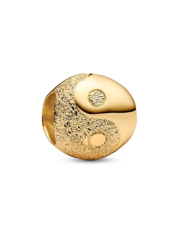 Pandora Goldfarbener Bead-Charm Yin und Yang Mini