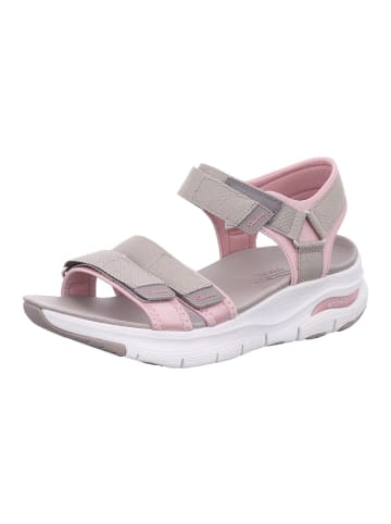 Skechers Sandalen ARCH FIT - FRESH BLOOM in taupe/pink