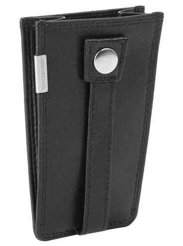 Bodenschatz Schlüsseltasche echt Leder in schwarz