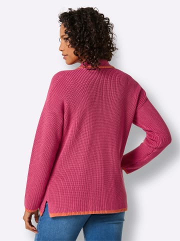 creation L Polopullover in fuchsia